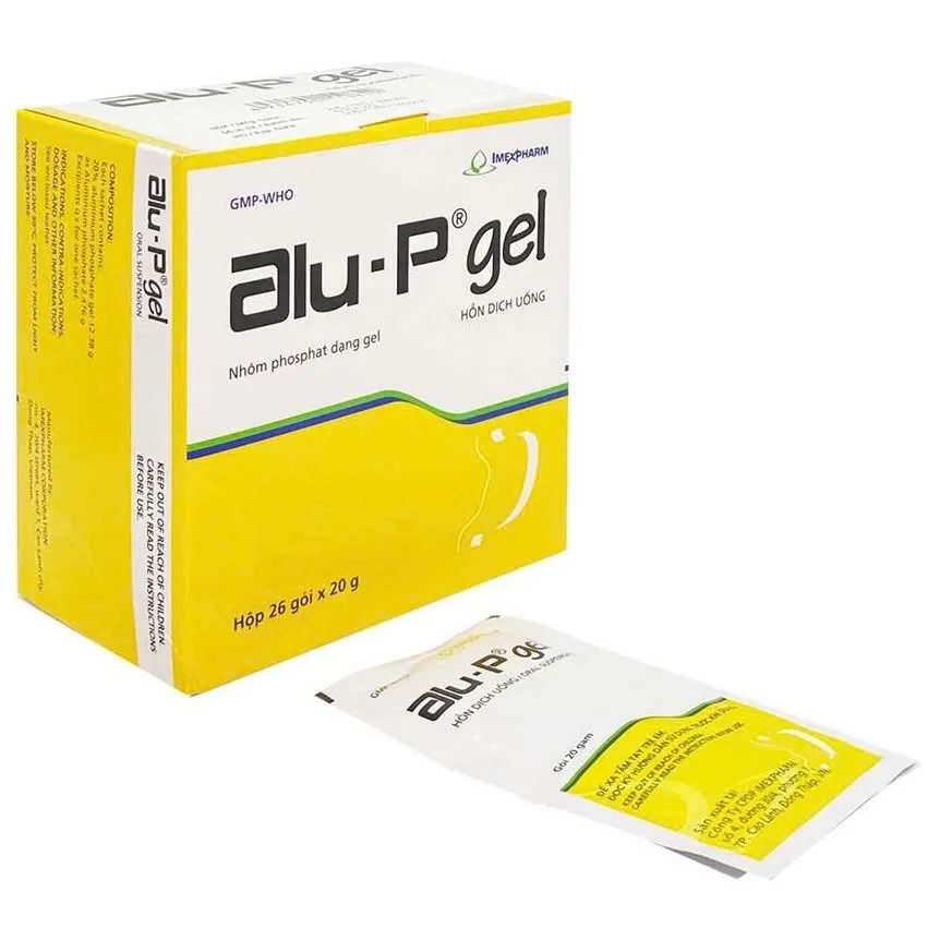 Alu-P Gel Imexpharm – Hỗ trợ điều trị viêm loét dạ dày, viêm thực quản hiệu quả