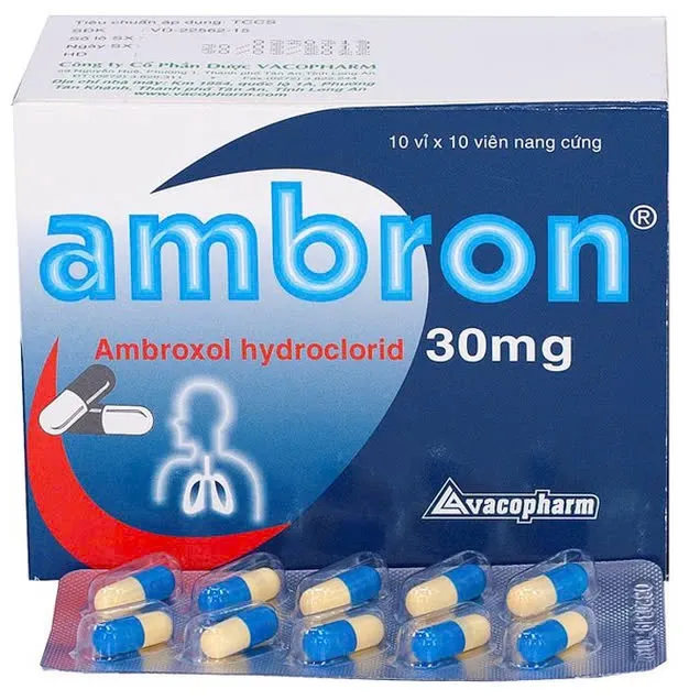 Ambron Ambroxol 30mg Vaco – Hỗ trợ điều trị viêm phế quản, hen phế quản hiệu quả