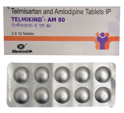 Thuốc elmikind-AM 80 điều trị tăng huyết áp ở người lớn