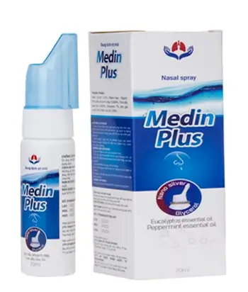 Dung dịch xịt mũi Medin hỗ trợ giữ sạch và thông thoáng đường hô hấp (Chai 70ml)