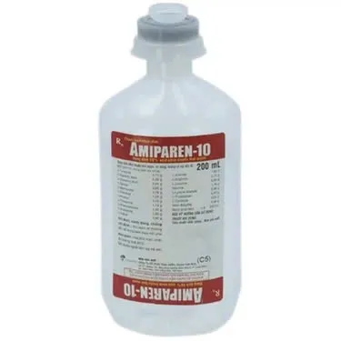 Amiparen 10% truyền Otsuka (C/200ml) – Thuốc điều trị cho bệnh nhân giảm protein huyết tương, suy dinh dưỡng