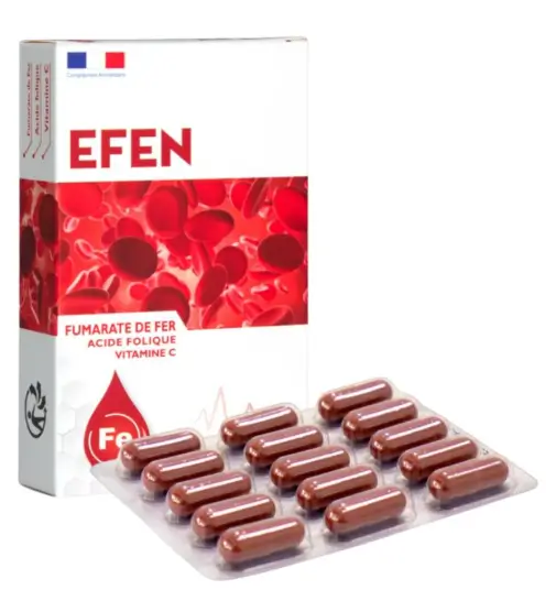 Efen (Hộp 30 viên) – Bổ sung sắt, acid folic và vitamin C