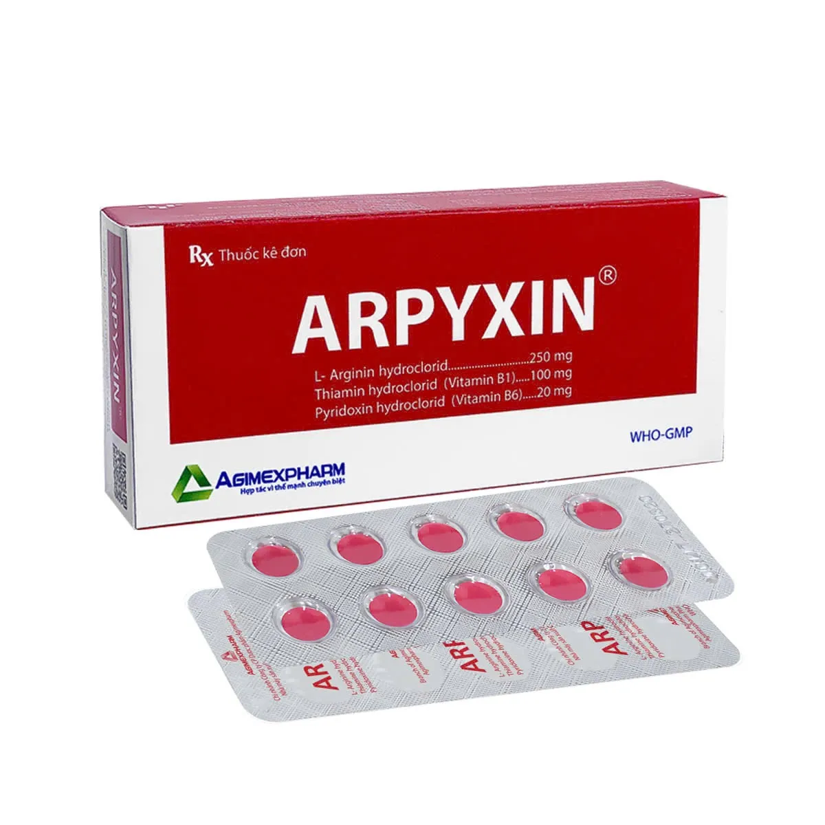 Arpyxin Agimex (H/30v) – Thuốc điều trị các nhiễm khuẩn do vi khuẩn nhạy cảm với ampicillin