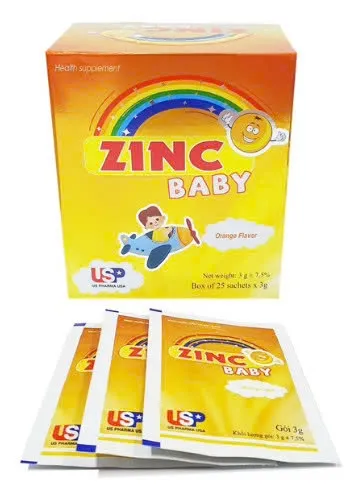 Zinc Baby US Pharma (H/25g) – Thuốc bổ sung kẽm tăng đề kháng & cải thiện tiêu hóa cho trẻ