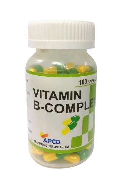B complex C Apco (C/100v) - Viên nang bổ sung vitamin nhóm B & C, tăng sức đề kháng