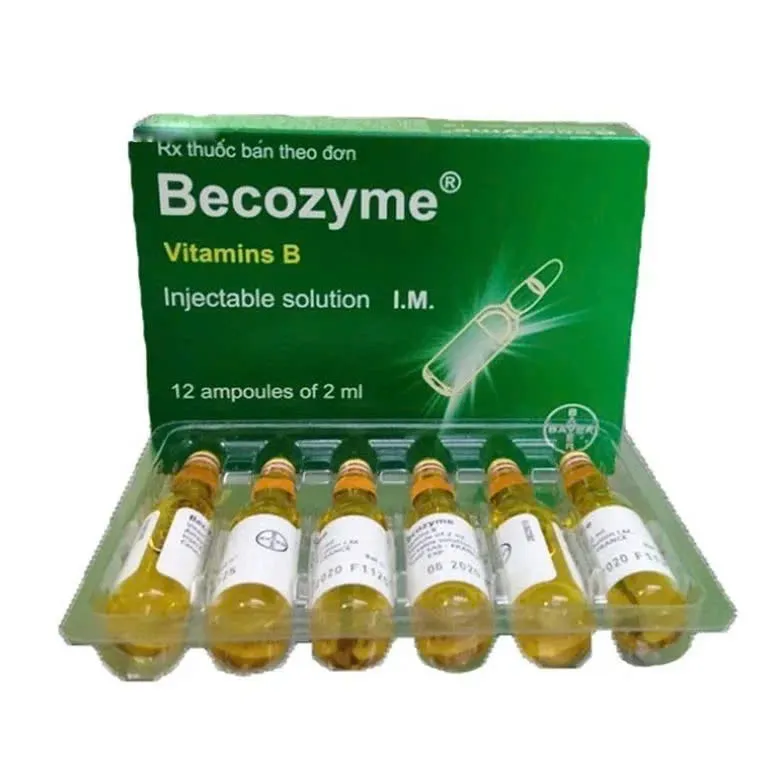 Becozym Bayer (H/12o/2ml) – Bổ sung nhanh vitamin B khi cần thiết (tiêm bắp)