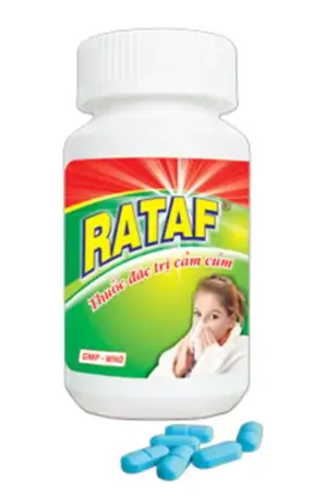 Thuốc trị cảm cúm RATAF lọ 500 viên