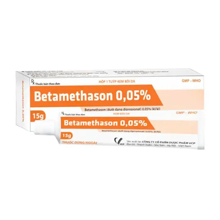 Betamethasone 0,05% VPC (T/15gr) - Kem/Gel chứa Clobetasol propionate mạnh (0,05%) điều trị cấp viêm da & chàm mạnh