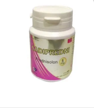 Cadipredni 5mg Usp (C/500v)  – Prednisolone chống viêm, giảm dị ứng & ức chế miễn dịch
