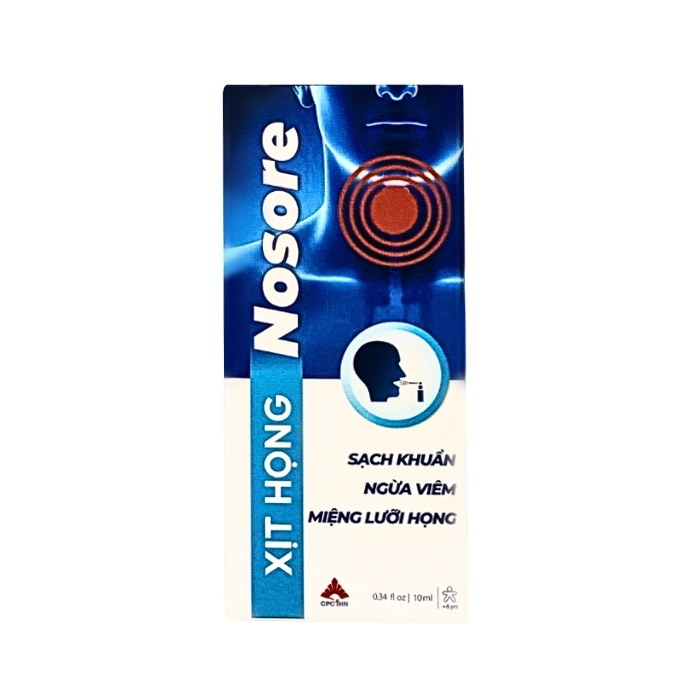 Nosore Spray – Xịt họng thảo dược CPC1 giảm viêm, làm dịu và bảo vệ niêm mạc họng