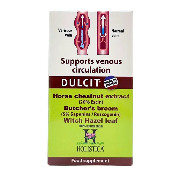 Dulcit – Viên nang hỗ trợ suy giãn tĩnh mạch, giảm nặng, đau & phù chân