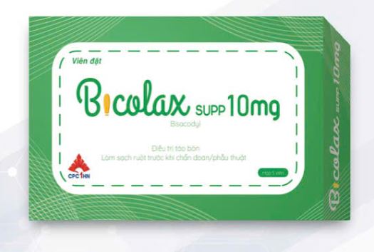 Viên đặt Bicolax giúp thải sạch ruột trước khi phẫu thuật