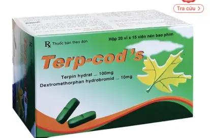 Terp-cod's Vacopharm 20 vỉ x 15 viên - Thuốc trị ho, cảm