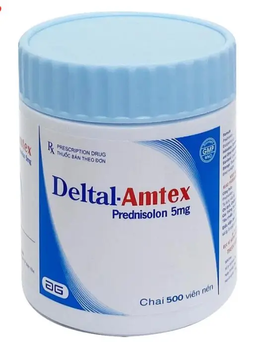 Deltal - Amtex (500 viên) điều trị có tác dụng chống viêm, chống dị ứng và ức chế miễn dịch hiệu quả