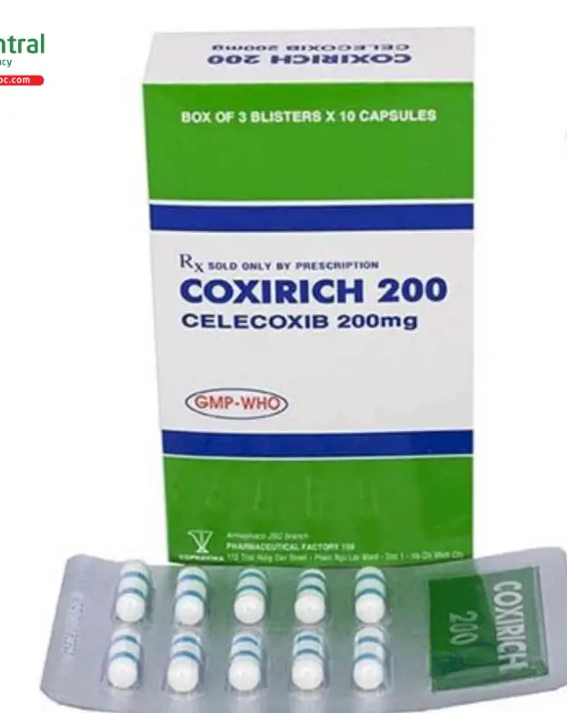 Coxirich 200mg điều trị triệu chứng viêm khớp dạng thấp, thoái hóa khớp