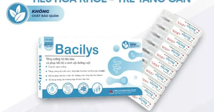Bacilys – Men vi sinh hỗ trợ tiêu hóa khỏe, giúp trẻ tăng cân tự nhiên
