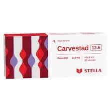 Carvestad 12,5 mg Stella (Hộp 30 viên) – Thuốc chẹn beta điều trị tim mạch toàn diện