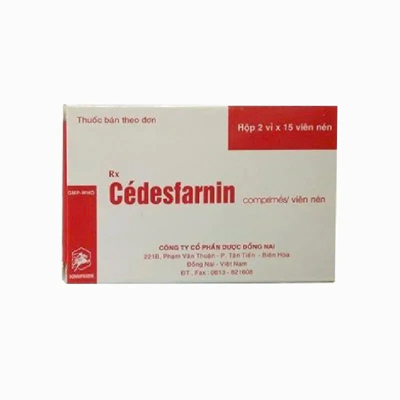 Cedesfarnin Dona (H/30 viên) – Điều trị dị ứng đường hô hấp, viêm mũi – hiệu quả và an toàn