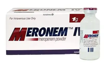 Thuốc Meronem 1g, Hộp 1 lọ
