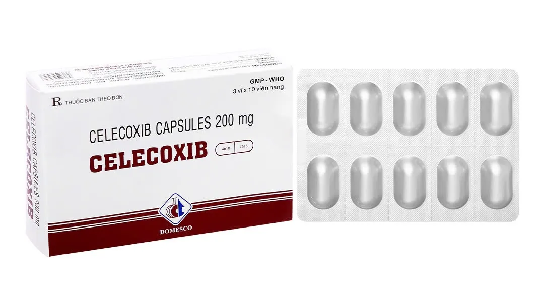 Celecoxib 200mg DMC (H/30v) – Giảm đau khớp hiệu quả, sản xuất tại Việt Nam