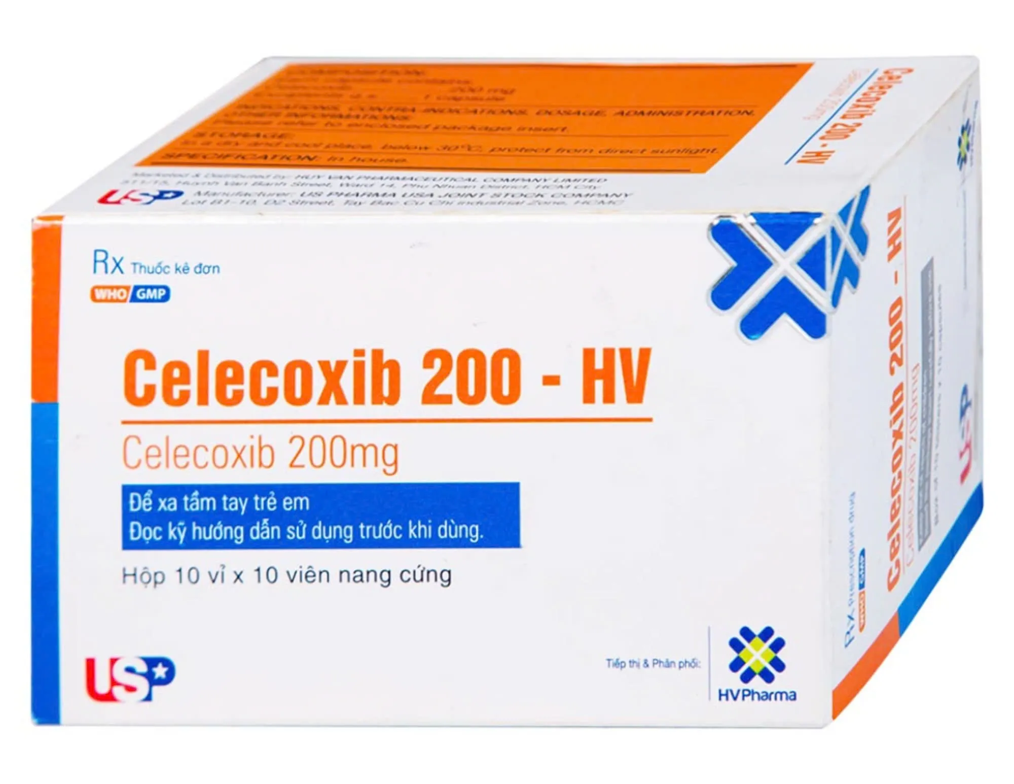 Celecoxib 200-Hv Usp (H/100v) – Giảm đau khớp hiệu quả, nguồn gốc Mỹ