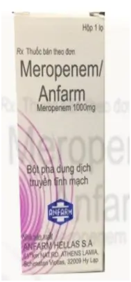 Meropenem/anfarm 1000mg – Kháng Sinh Kháng Khuẩn