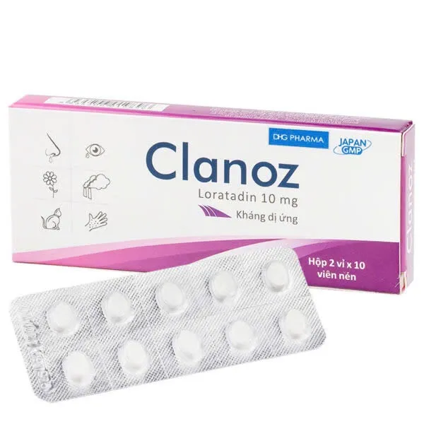 Clanoz 10mg DHG (H/20v) – Thuốc trị rối loạn lo âu, tâm thần phân liệt hiệu quả