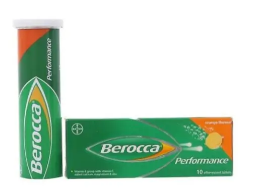 Berocca viên sủi vị Cam tuýp 10 viên Bayer