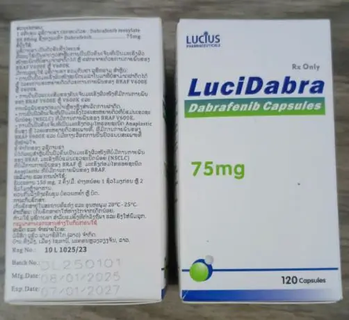 Thuốc LuciDabra 75mg điều trị ung thư có đột biến BRAF cho người lớn