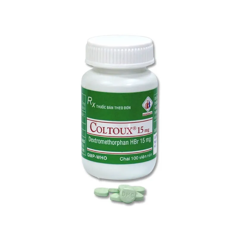 Coltoux 15mg DMC (C/100v/nén) – Giải pháp giảm ho khan hiệu quả