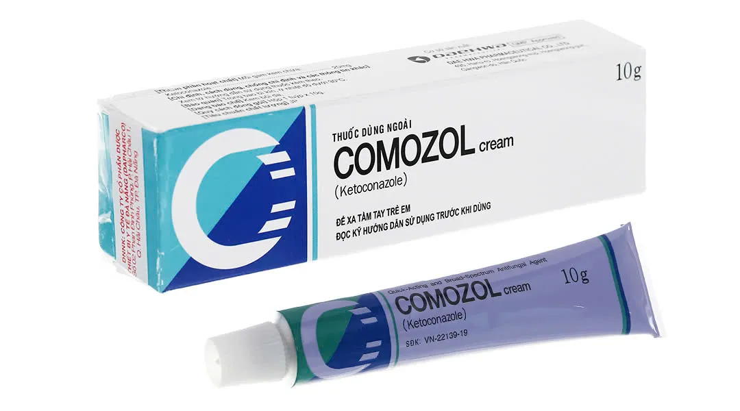 Comozol DaeHwa (T/10gr) – Kem bôi điều trị nấm da hiệu quả từ Hàn Quốc