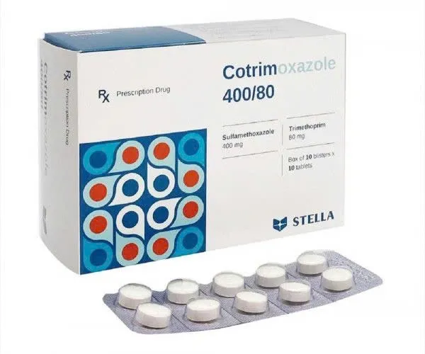 Cotrimoxazole 400/80mg Stella (H/100v) – Kháng sinh phổ rộng, hiệu quả điều trị nhiễm khuẩn