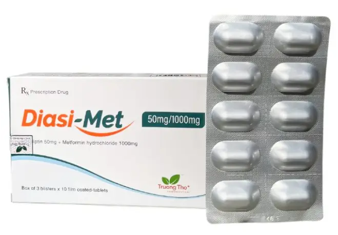 Diasi-Met 50mg/1000mg là thuốc điều trị đái tháo đường
