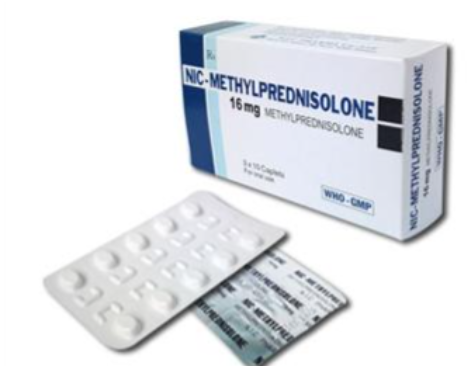 Methylprednisolon 16mg hộp 3 vỉ x 10 viên nén NIC