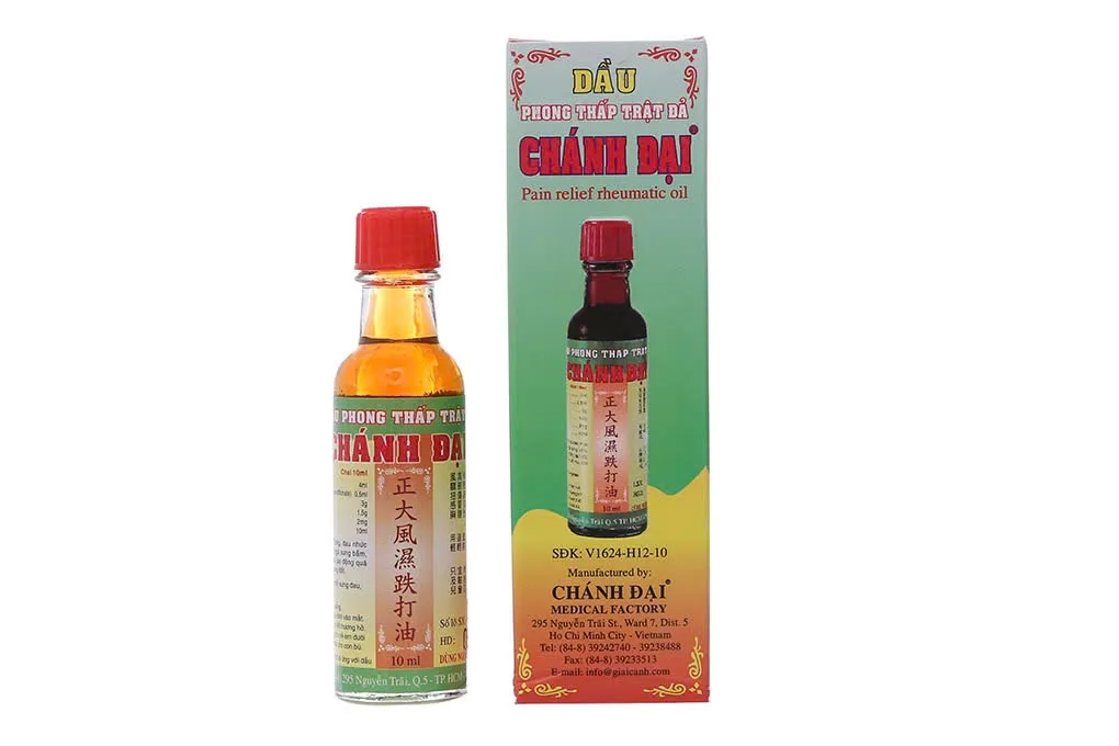 Dầu Chánh Đại (C/50ml) – Giảm đau, giảm sưng hiệu quả cho cơ xương khớp