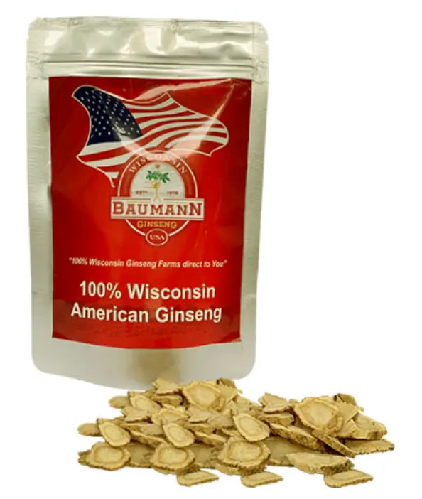 Nhân Sâm Mỹ Baumann Wisconsin Thái Lát 50g