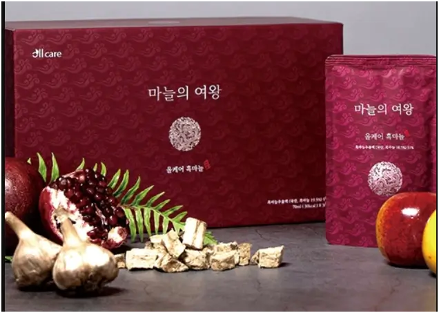 NƯỚC CHIẾT XUÁT TỎI ĐEN ALL CARE BLACK GARLIC QUEEN OF GARLIC – 2100 ml (70ml x 30 gói)