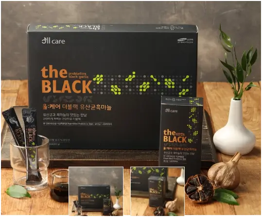 NƯỚC CHIẾT XUÁT TỎI ĐEN ALL CARE THE BLACK PROBIOTICS BLACK GARLIC 360 g (12 g x 30 gói)