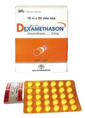 Dexamethason 0,5mg Quapharco (H/300v) – Giảm viêm, dị ứng nặng & hen cấp