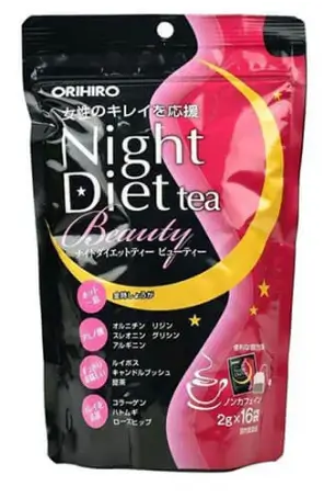 Trà hỗ trợ giảm cân Night Diet Tea Beauty Orihiro 16 gói