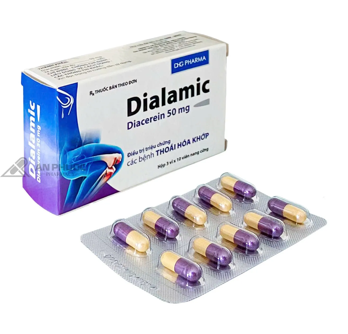 Dialamic DHG (H/30v)  – Viên uống hỗ trợ xương khớp, tăng cường vận động