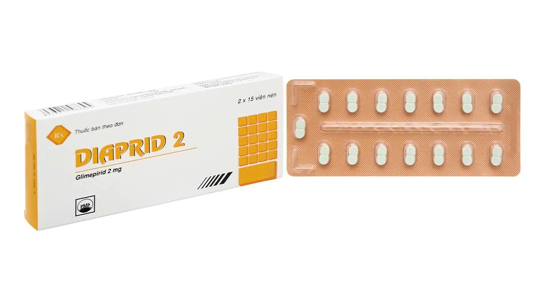 Diaprid 2mg Pyme (H/30v) – Kiểm soát đường huyết hiệu quả cho tiểu đường type 2