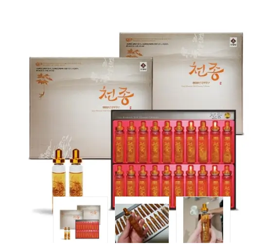 NƯỚC UỐNG CHIẾT XUẤT RỄ SÂM NÚI CHUNJONG DEEP MOUNTAIN WILD GINSENG CULTURES (20ml x 20 lọ) – 천종 산삼배양