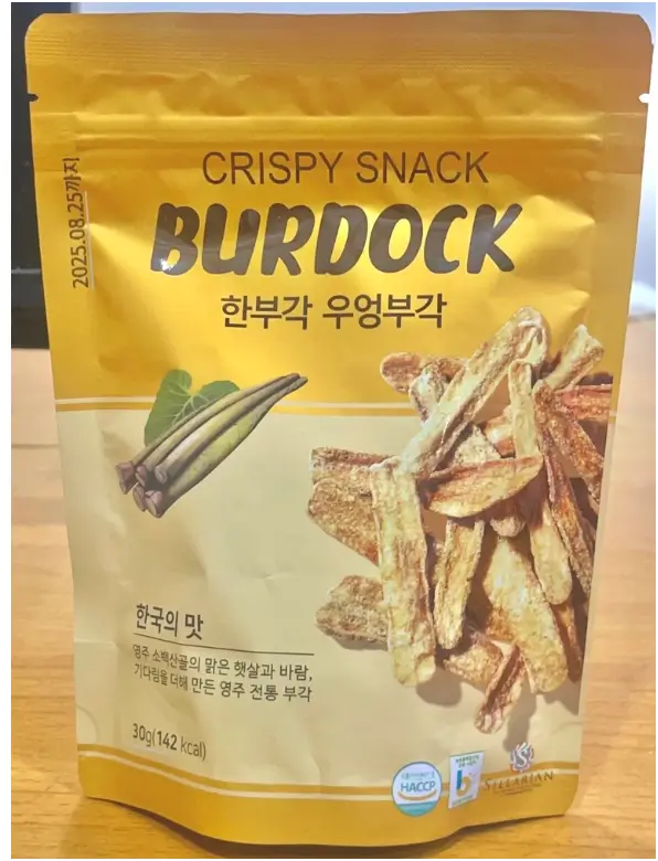 SNACK BURDOCK HÀN QUỐC (30g) – 소박산아래 한부각 우엉부각