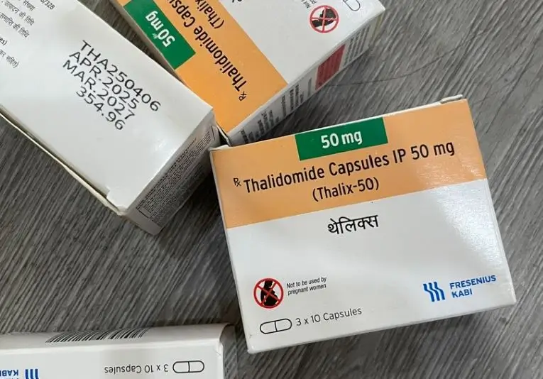 Thuốc Thalidomide Capsules IP 50 mg (Thalix-50) điều trị đa u tủy xương