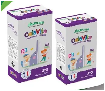 Siro bổ sung vitamin D3 và K2 Celsvita