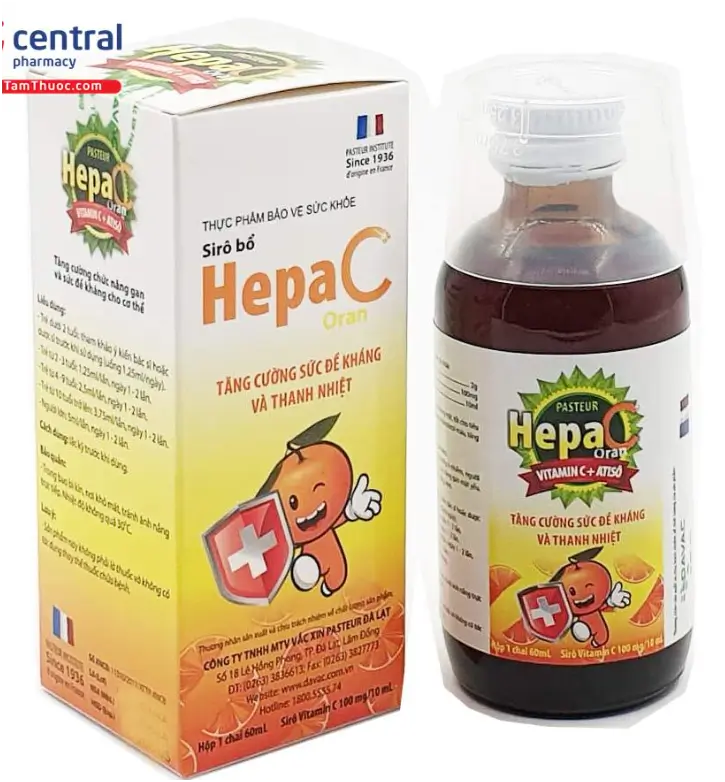 HEPA C (siro C+Atiso) Viện Pasteur