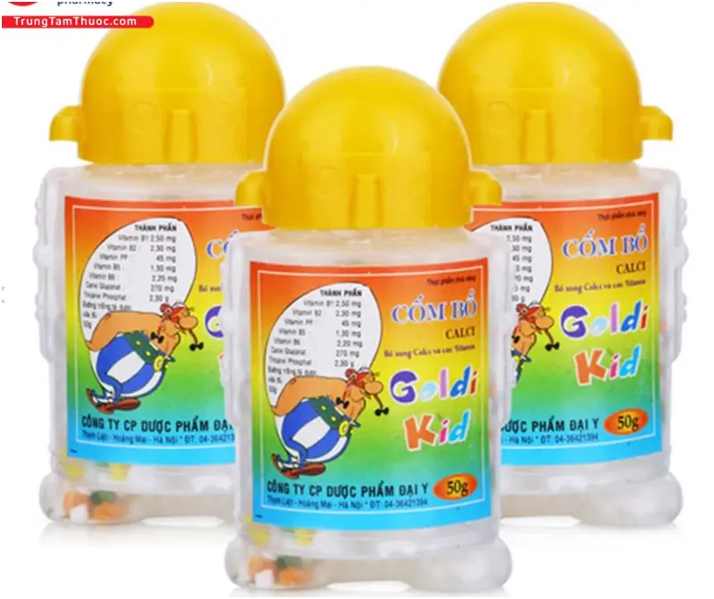Cốm bổ Calci Goldi Kid