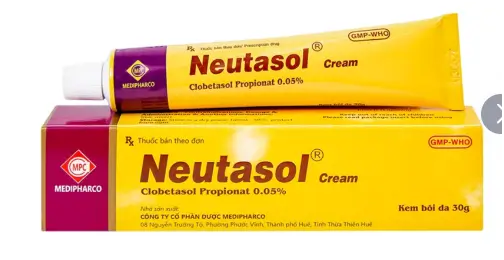 Kem bôi da Neutasol Medipharco điều trị chàm, liken, vảy nến, lupus ban đỏ (30g)