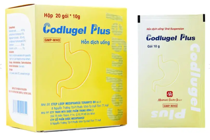Codlugel Plus trị đầy bụng khó tiêu